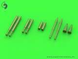 MASTER[AM-32-080]1/32 WWII アメリカ F6Fヘルキャット 夜間戦闘機兵装(ブローニング.50口径(12.7mm)銃身/20mm砲身 消炎器付)
