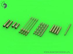 画像1: MASTER[AM-32-083]1/32 WWII イギリス デハビランド モスキートNF Mk.II/FB Mk.VI用ピトー管&兵装セット ブローニング.303口径(7.7mm)機銃身&イスパノ20mm機関砲砲口