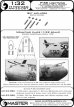 画像4: MASTER[AM-32-087]1/32 WWII アメリカ P-38ライトニング用後期兵装セット 放熱口なしブローニング.50口径(12.7mm)機銃身&後期型20mm機関砲砲口 (4)