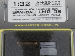 画像3: MASTER[AM-32-103]1/32 WWI ドイツ シュパンダウLMG 08 冷却筒付 Ver.2(1挺入)