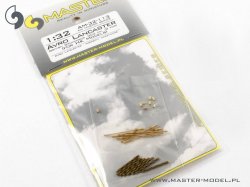 画像3: MASTER[AM-32-113]1/32 WWII イギリス アブロ ランカスター用機銃身セット(HKモデル用 ブローニング.303口径(7.7mm)機銃身8本入)