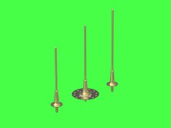 画像6: MASTER[AM-32-135]1/32 WWII ドイツ フォッケウルフFw190A-6・A-7/R11夜間戦闘機 FuG217「ネプツーン」アンテナ(汎用)