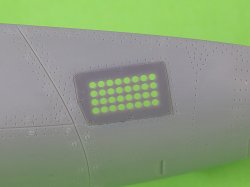 画像4: MASTER[AM-32-136]1/32 WWII アメリカ P-51ムスタング キャブレターエアフィルターカバー 標準穴開きタイプ(タミヤ用)