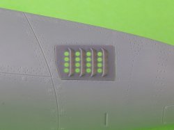 画像4: MASTER[AM-32-137]1/32 WWII アメリカ P-51ムスタング キャブレターエアフィルターカバー RAFルーバータイプ バージョンA(タミヤ用)