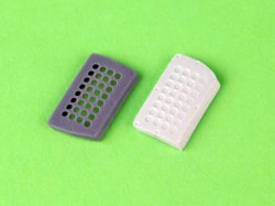 画像3: MASTER[AM-32-139]1/32 WWII アメリカ P-51ムスタング キャブレターエアフィルターカバー 標準穴開きタイプ(レベル用)