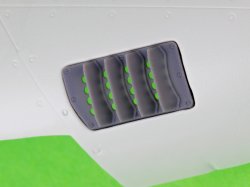 画像2: MASTER[AM-32-141]1/32 WWII アメリカ P-51ムスタング キャブレターエアフィルターカバー RAFルーバータイプ バージョンB(レベル用)