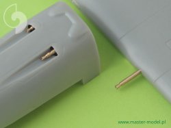 画像2: MASTER[AM-48-009]Bf 109 E3 - E9, T armament set (MG 17 tips, MG FF barrels)