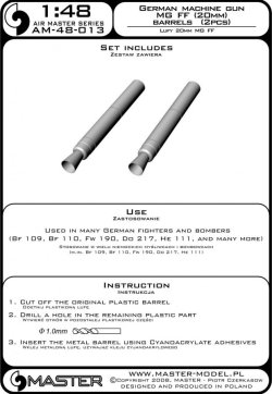 画像5: MASTER[AM-48-013]German aircraft machine gun MG FF (20mm) barrels  (2pcs)
