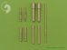 画像1: MASTER[AM-48-017]Fw 190 A2 - A5 armament set (MG 17 barrel tips, MG FF barrels, MG 151 barrels in fairings) & Pitot Tube (1)