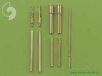 MASTER[AM-48-018]Fw 190 A6 armament set (MG 17 barrel tips, MG 151 barrels, MG 151 fairings) & Pitot Tube