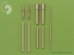 画像1: MASTER[AM-48-018]Fw 190 A6 armament set (MG 17 barrel tips, MG 151 barrels, MG 151 fairings) & Pitot Tube (1)