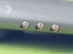 画像5: MASTER[AM-48-025]P-40 E - N fairings with blast tubes for .50cal Browning (6pcs)