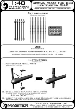 画像7: MASTER[AM-48-027]German radar FuG 220 Lichtenstein SN-2 (used on nightfighters Bf 110, Ju 88 and other)