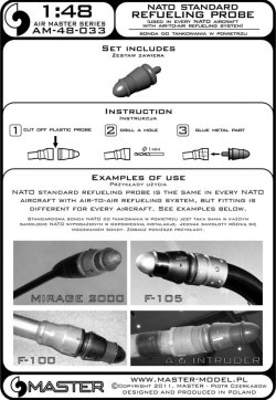 画像5: MASTER[AM-48-033]Refueling Probe - NATO standard (used in every NATO aircraft with air-to-air refueling system) (1pc)