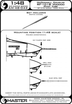 画像4: MASTER[AM-48-042]RF-101B Voodoo - Pitot Tube