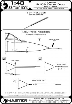 画像4: MASTER[AM-48-046]F-106 Delta Dart - Pitot Tube