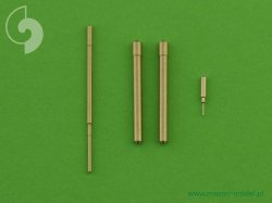 画像1: MASTER[AM-48-051]He-162 Salamander - armament and detail set (MG 151 barrel tips, nose gear indicator and Pitot Tube)