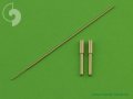 MASTER[AM-48-052]Me-163A Komet - armament set (MG 151 barrel tips) & Pitot Tube