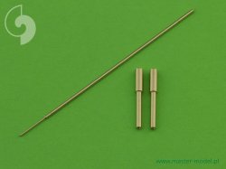 画像1: MASTER[AM-48-052]Me-163A Komet - armament set (MG 151 barrel tips) & Pitot Tube