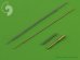 画像2: MASTER[AM-48-052]Me-163A Komet - armament set (MG 151 barrel tips) & Pitot Tube (2)