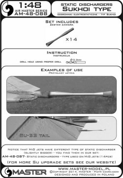 画像4: MASTER[AM-48-088]Static dischargers - type used on Sukhoi jets (14psc)