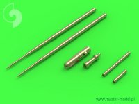 MASTER[AM-48-090]MiG-17A/P/F (Fresco A, B, C) - 37mm and 23mm gun barrels set & Pitot Tubes