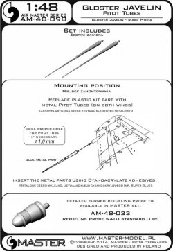 画像3: MASTER[AM-48-098]Gloster Javelin - Pitot Tubes