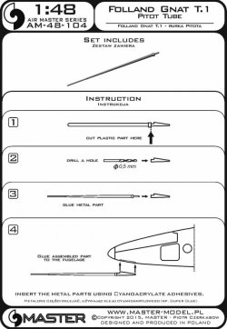 画像3: MASTER[AM-48-104]Folland Gnat T.1 - Pitot Tube