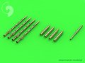 MASTER[AM-48-111]De Havilland Mosquito NF Mk.II / FB Mk.VI - Pitot tube & armament set (Browning .303 barrels and Hispano 20mm barrel tips)