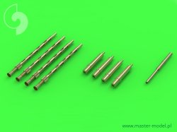 画像1: MASTER[AM-48-111]De Havilland Mosquito NF Mk.II / FB Mk.VI - Pitot tube & armament set (Browning .303 barrels and Hispano 20mm barrel tips)