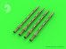 画像2: MASTER[AM-48-111]De Havilland Mosquito NF Mk.II / FB Mk.VI - Pitot tube & armament set (Browning .303 barrels and Hispano 20mm barrel tips) (2)