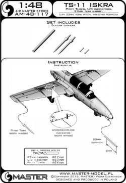 画像3: MASTER[AM-48-117]TS-11 Iskra - Pitot Tubes and 23mm gun barrel