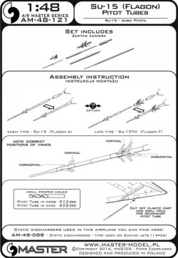 画像5: MASTER[AM-48-121]Su-15 (Flagon) - Pitot Tubes (optional parts for all versions)