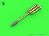 MASTER[AM-48-125]AH-64 Apache - M230 Chain Gun barrel (30mm), Pitot Tubes and tail antenna (resin, PE and turned parts)