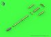 画像2: MASTER[AM-48-125]AH-64 Apache - M230 Chain Gun barrel (30mm), Pitot Tubes and tail antenna (resin, PE and turned parts) (2)