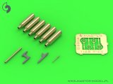 MASTER[AM-48-137]Curtiss P-40 E - N - details set - Browning .50 blast tubes, gunsight and Pitot Tube