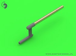 画像3: MASTER[AM-48-137]Curtiss P-40 E - N - details set - Browning .50 blast tubes, gunsight and Pitot Tube