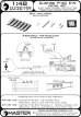 画像4: MASTER[AM-48-137]Curtiss P-40 E - N - details set - Browning .50 blast tubes, gunsight and Pitot Tube (4)