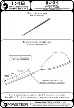 画像4: MASTER[AM-48-141]Su-34 (Fullback) - Pitot Tube
