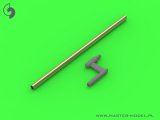 MASTER[AM-48-157]US WWII Pitot Tube - "L shape" type probe (1 pc) - use on export versions of US aircrafts (e.g. P-35, P-36, P-40, T-6, B-339)