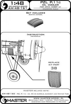 画像10: MASTER[AM-48-161]PZL P11 - oil cooller