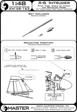 画像3: MASTER[AM-48-162]A-6 Intruder -  Pitot Tube, Angle Of Attack and Refueling probe