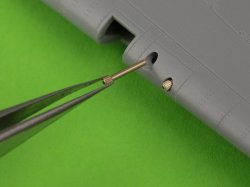 画像4: MASTER[AM-48-172]1/48 WWII イギリス ホーカー ハリケーンMk.IIb用 ブローニング.303(7.7mm)機銃銃身&照準用照星