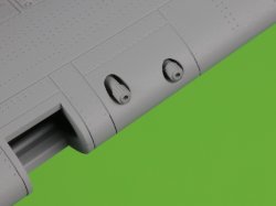 画像8: MASTER[AM-48-172]1/48 WWII イギリス ホーカー ハリケーンMk.IIb用 ブローニング.303(7.7mm)機銃銃身&照準用照星