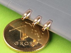 画像4: MASTER[AM-48-180]1/48 WWII アメリカ カーチスP-40Eウォーホーク ディテールセット 照準器/ブローニング.50(12.7mm)機銃口/ピトー管(エデュアルド用)