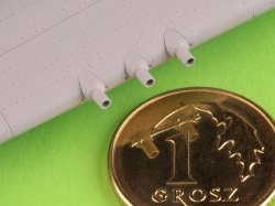 画像6: MASTER[AM-48-180]1/48 WWII アメリカ カーチスP-40Eウォーホーク ディテールセット 照準器/ブローニング.50(12.7mm)機銃口/ピトー管(エデュアルド用)