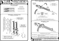 画像11: MASTER[AM-48-183]1/48 WWI ドイツ シュパンダウLMG 08/15機関銃 短装填ハンドルタイプ(2個入)