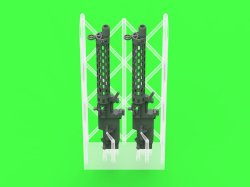 画像10: MASTER[AM-48-183]1/48 WWI ドイツ シュパンダウLMG 08/15機関銃 短装填ハンドルタイプ(2個入)