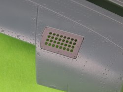 画像2: MASTER[AM-48-186]1/48 WWII アメリカ P-51ムスタング キャブレターエアフィルターカバー 標準穴開きタイプ(エデュアルド用)