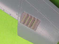 画像4: MASTER[AM-48-188]1/48 WWII アメリカ P-51ムスタング キャブレターエアフィルターカバー RAFルーバータイプ バージョンB(エデュアルド用)